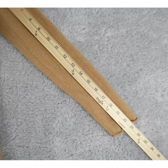 Saks Fifth Avenue 100% Cashmere Tan Hooded Cardigan Sweater Women's XS - Picture 5 of 7